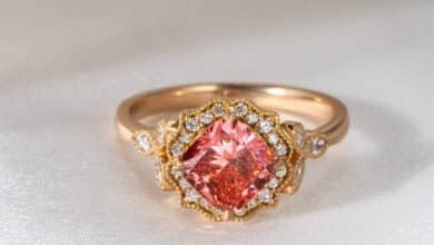 Pink Diamond Ring