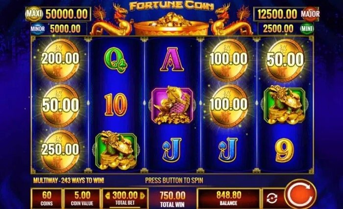 fortune coins $90 bonus